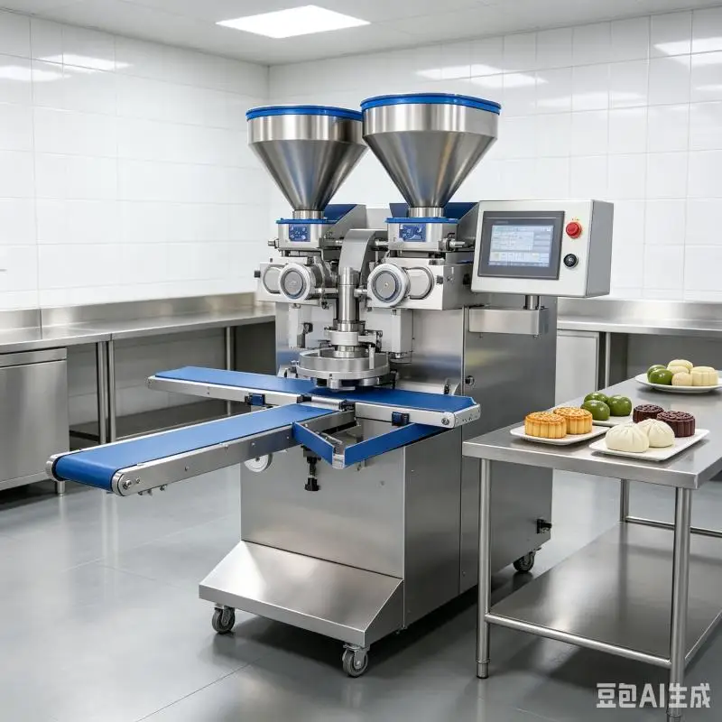 Customized Stuffing Encrusting Machine Automatic Pastry Bun Cookie Filled Snack Processing Machine