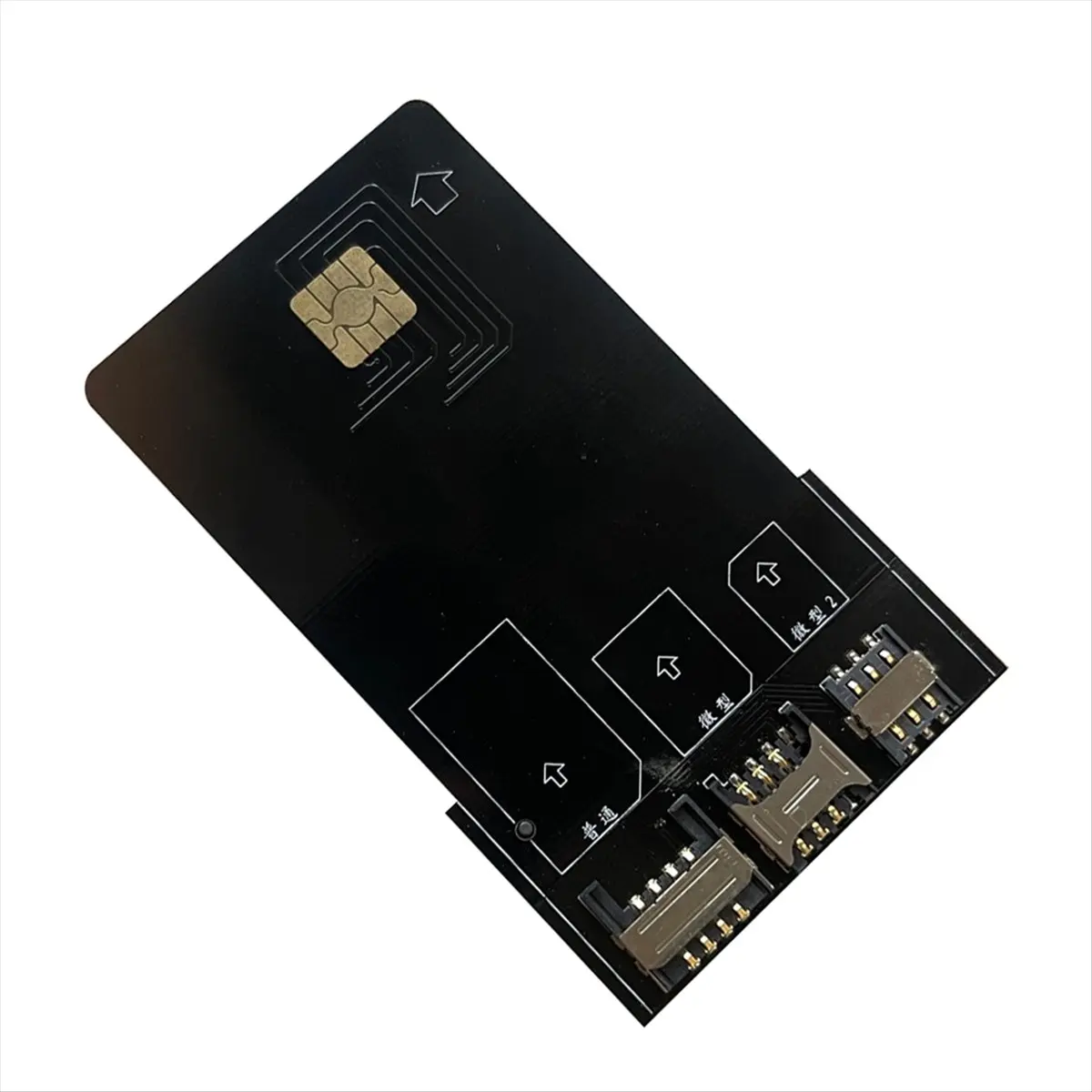 محول بطاقة SIM إلى تمديد بطاقة IC للبطاقة الذكية لبطاقة Micro-SIM القياسية ومحول بطاقة Sim Nano #6