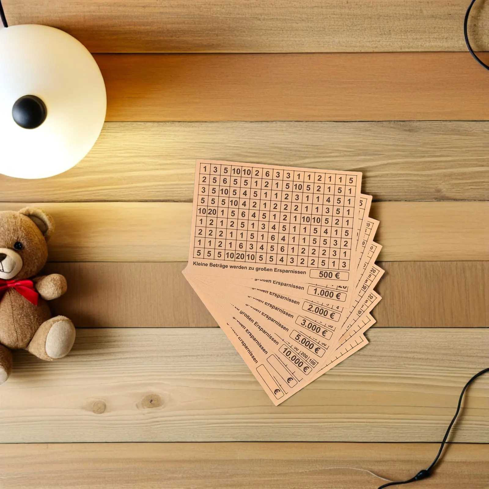 

2Sets DIY Piggy Bank Money Saving Challenge Stickers Savings Track Charts Budget Tools for Adults