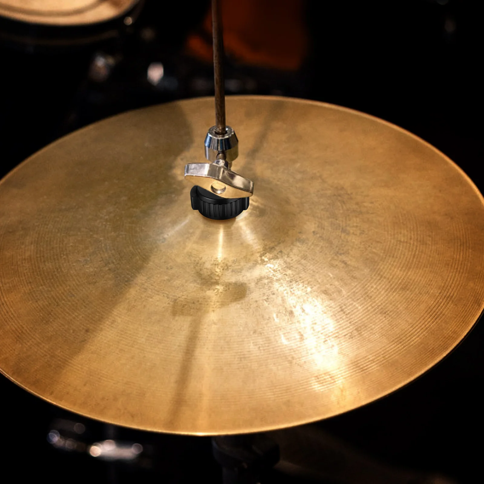 

5 Pcs Nuts Screw Fixing Buckle Cymbal Replacement Accessories Hardware Drum Kit Stand Black