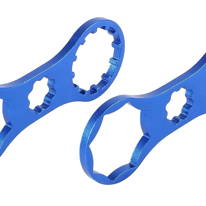 الجبلية دراجة الألومنيوم الجبهة شوكة وجع ل Suntour XCM/XCR/XCT/RST دراجة هوائية جبلية شوكة كاب المفك تفكيك أداة إصلاح #6