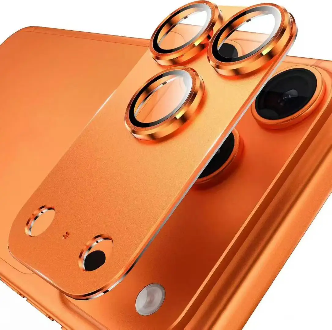 

Matte Metal Camera Protector for IPhone 17 16 15 14 13 Pro Max 3D Ring Glass Lens Protection Full Coverage Anti-scratch