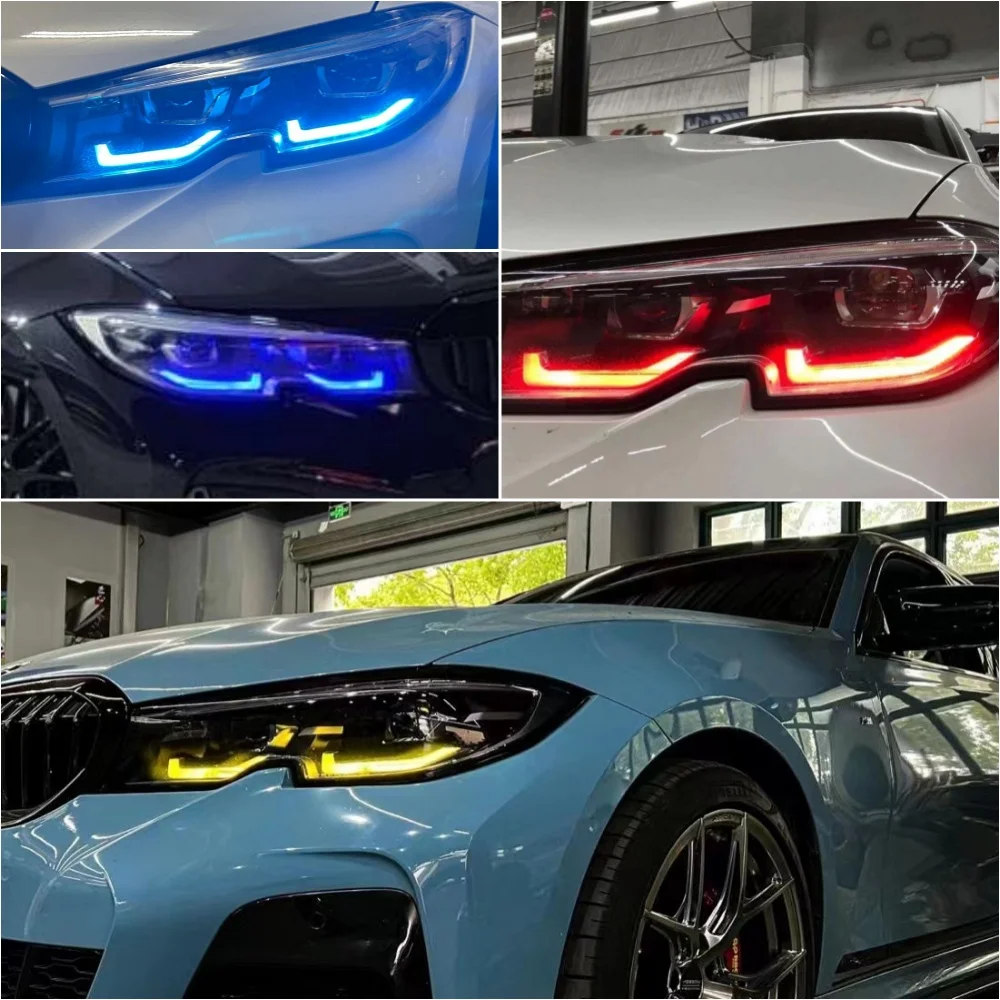 

CSL G20 Yellow Angel Eye Boards For 2020 BMW 3 Series 320i 330e 330i M340i LED Headlight Red Daytime Running Light Ice Blue Red