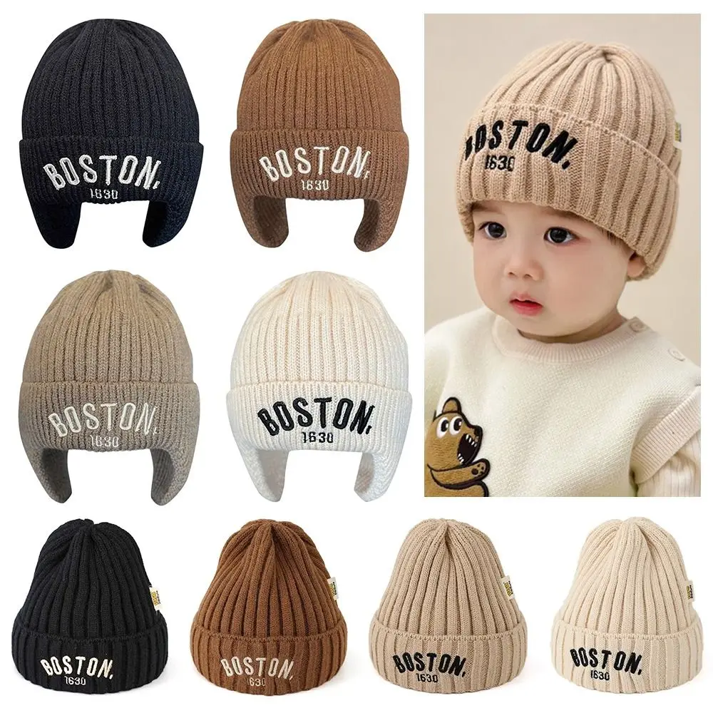 Winter Warm Wool ​​Baby Warm Hat Soft Kids Earmuffs Cap Ear Protection Hat Toddler