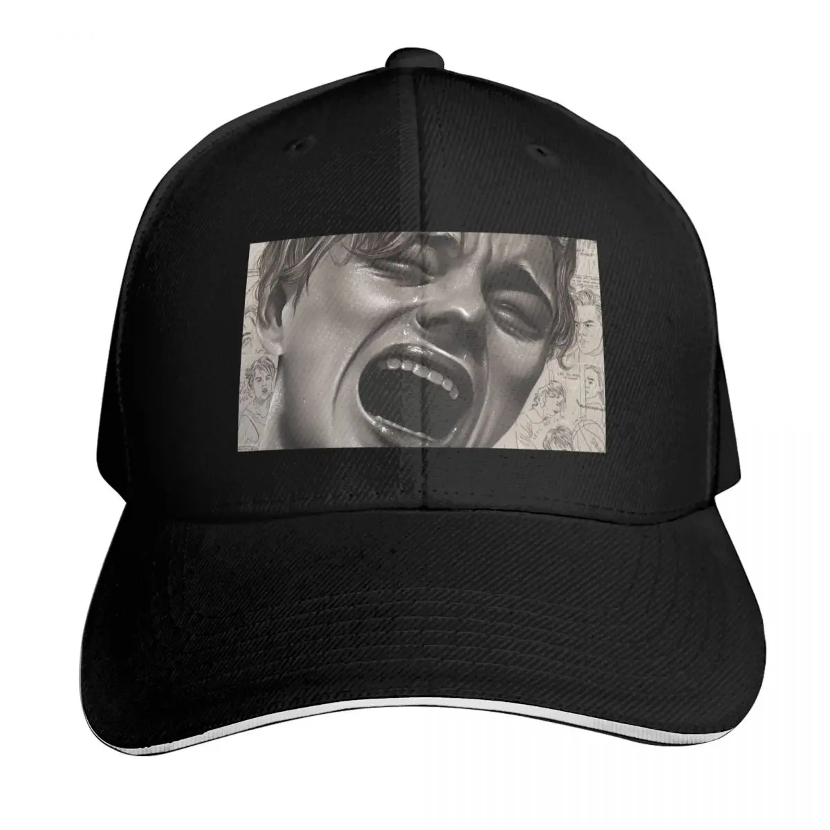 Jim Carroll - Leonardo di Caprio- The basketball diaries drawing Baseball Cap Streetwear Custom Cap Beach Bag Women Caps Men's