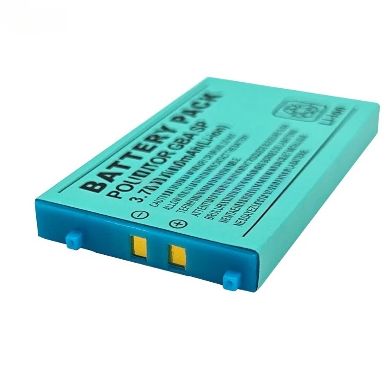 แบตเตอรี่คุณภาพสูงใหม่ GBA SP 3.7V 850mAh สำหรับเครื่องเล่นเกม Nintendo Gameboy Advance GBASP แบตเตอรี่ดิจิตอล