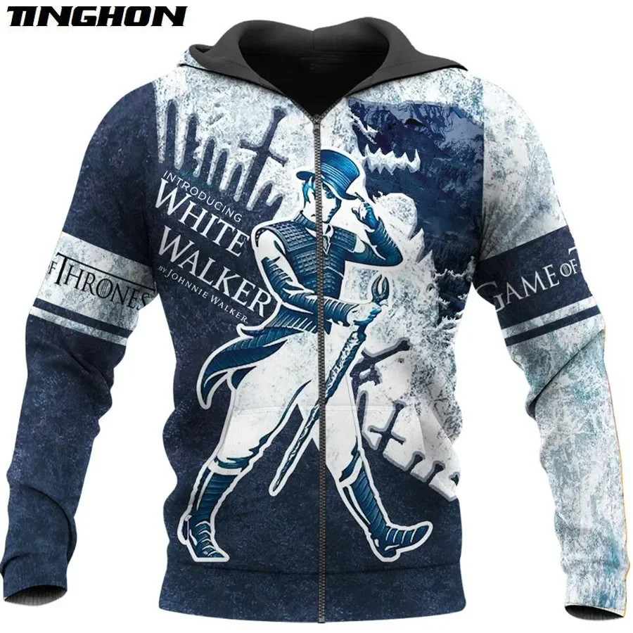 NEW JOHNNIE WALKER hoodies Sweatshirt 3D Print Crewneck Pullover men women hoodies Fashion Casual tops  XS-7XL