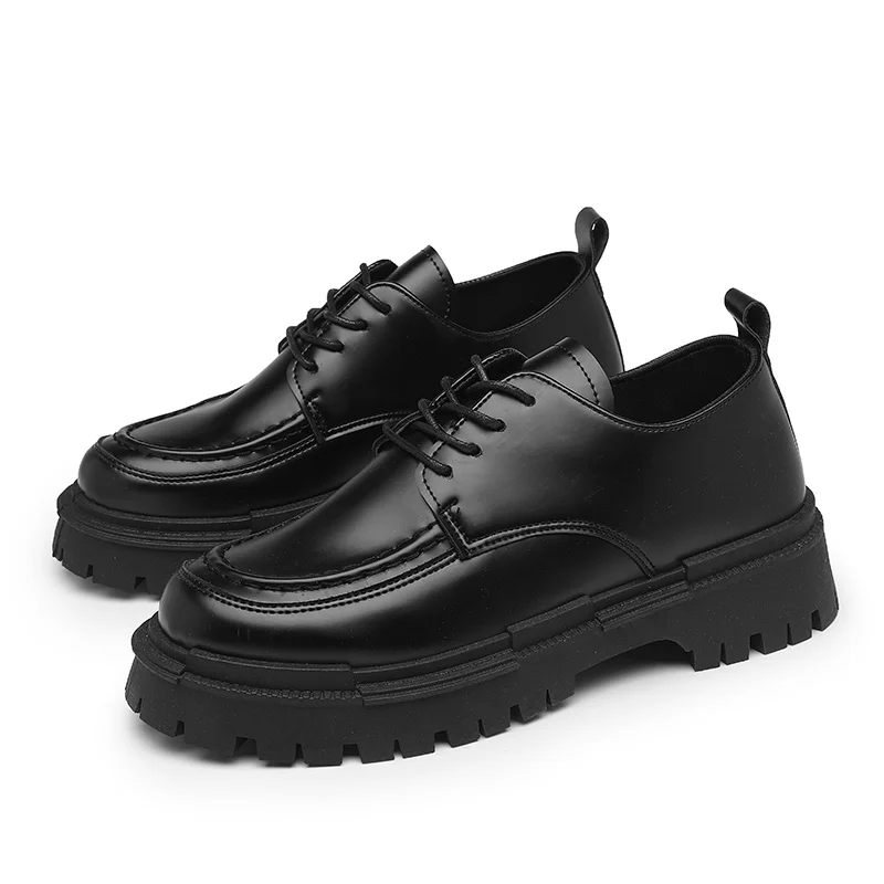 

VIPOL Мужские прогулочные туфли, лоферы, мужская обувь ручной работы, кожаная повседневная обувь на шнуровке, деловая кожаная обувь в британском стиле