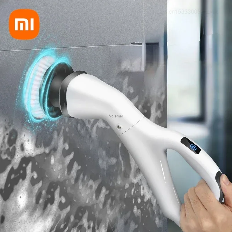 Xiaomi Home Electric Cleaning Brush Rechargeable Scrubber with Detachable Heads Brush Bathtub Tile Professional Cleaning Brush