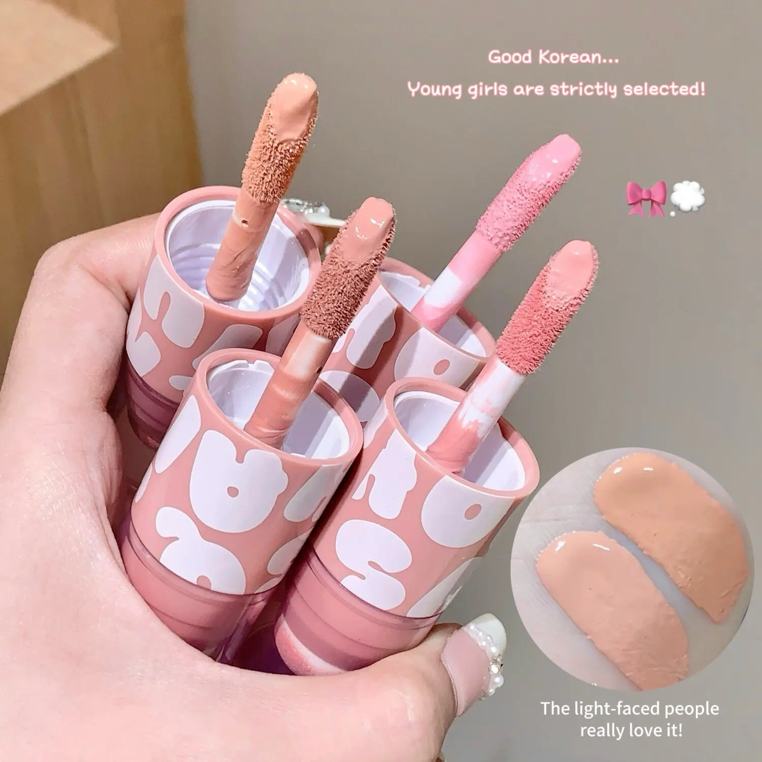 Double-ended Liquid Sponge Head Blush Waterproof Natural Lasting Matte Blusher Brightening Facial Contour Cheek Makeup Cosmetics