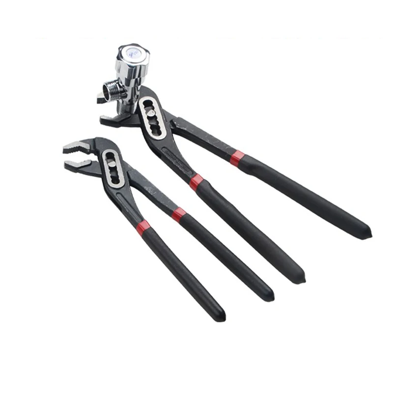 10/12 Water Pump Pliers 1-Piece Multifunctional Plier Quick-Release Straight Jaw Groove Joint Pliers Plumbing Pliers