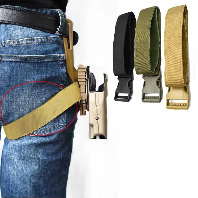 Thigh Strap Band Hook and Loop for Thigh Holster Drop Leg Holster Tactical Hunting Molle Belt hunting Accessories