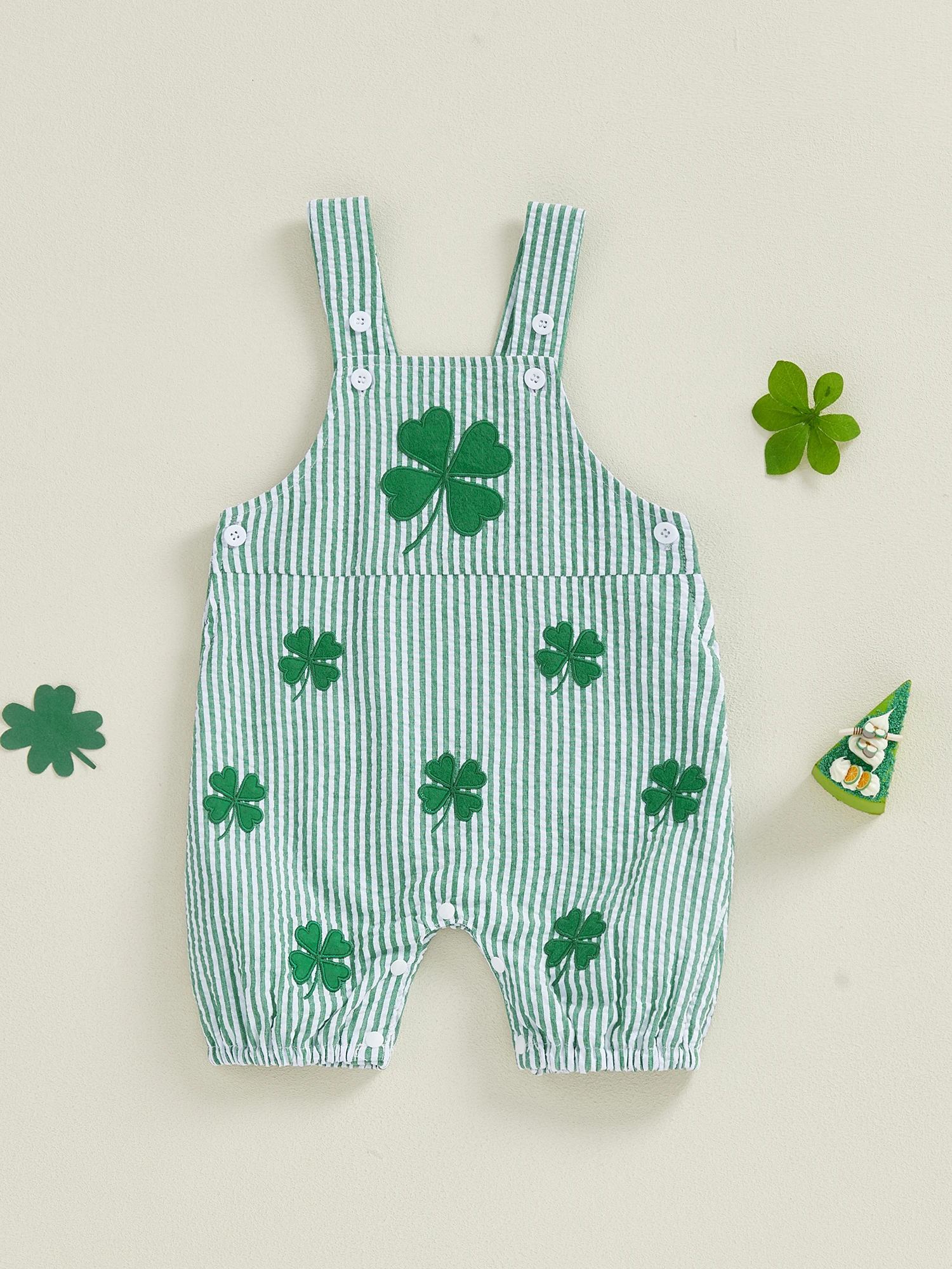 

Adorable Toddler Green Plaid with Lucky Clover Detailing and Stylish Square Neckline for St Patrick s Day Celebrations