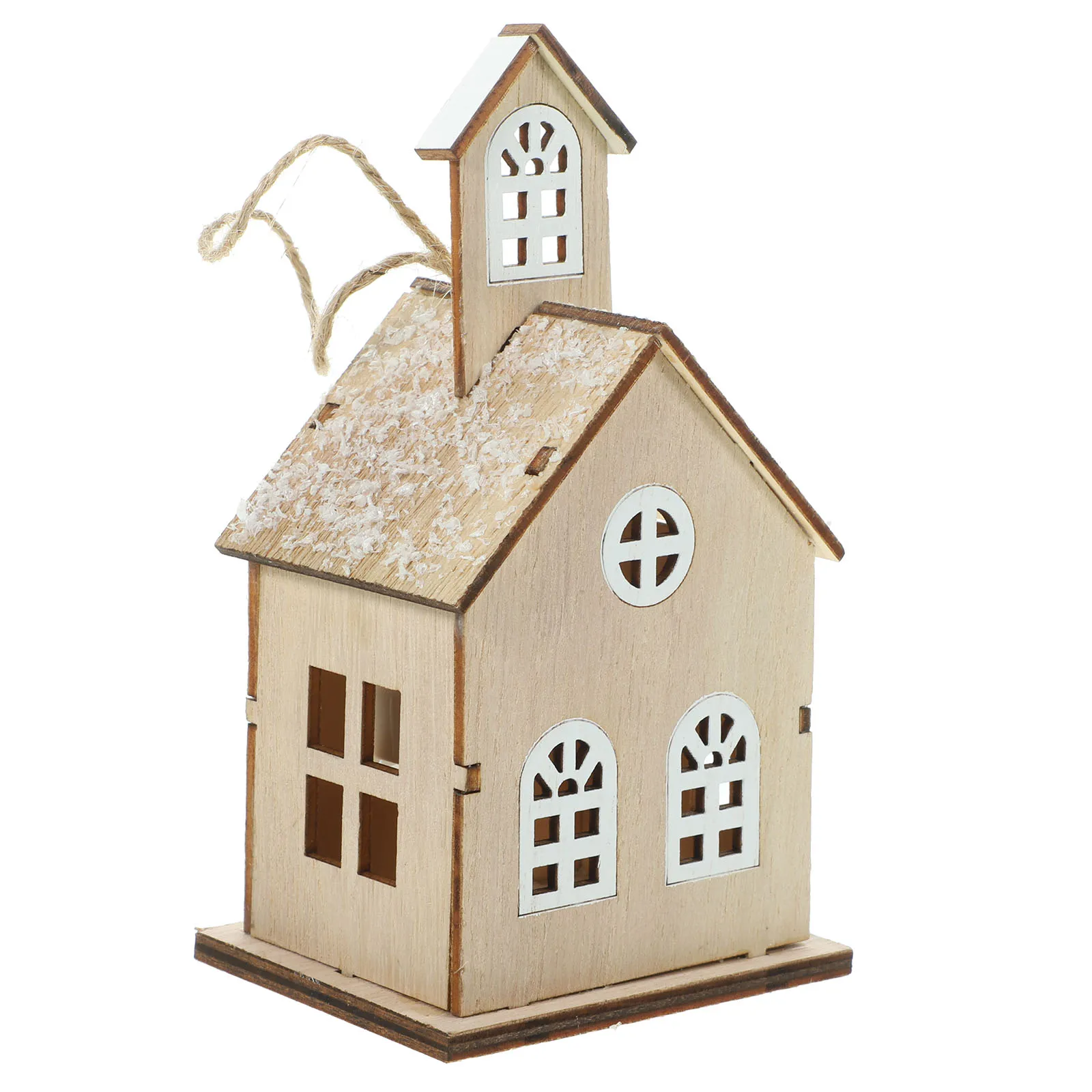 

House Glow Cabin Small Pendants The Sign Christmas Decoration Outdoor Hanging Ornament