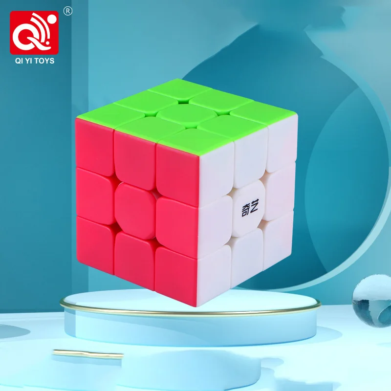 Qiyi-Speed Magic Cube para crianças, brinquedo educativo, 8 estilos, Yileng, colorido, presente