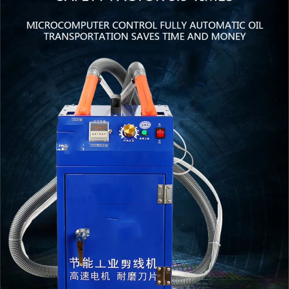 Imagem -04 - Máquina Automática de Corte de Duas Cabeças Fina e Grossa Ferramenta de Corte de Rosca Têxtil Doméstica 220v Jahui880