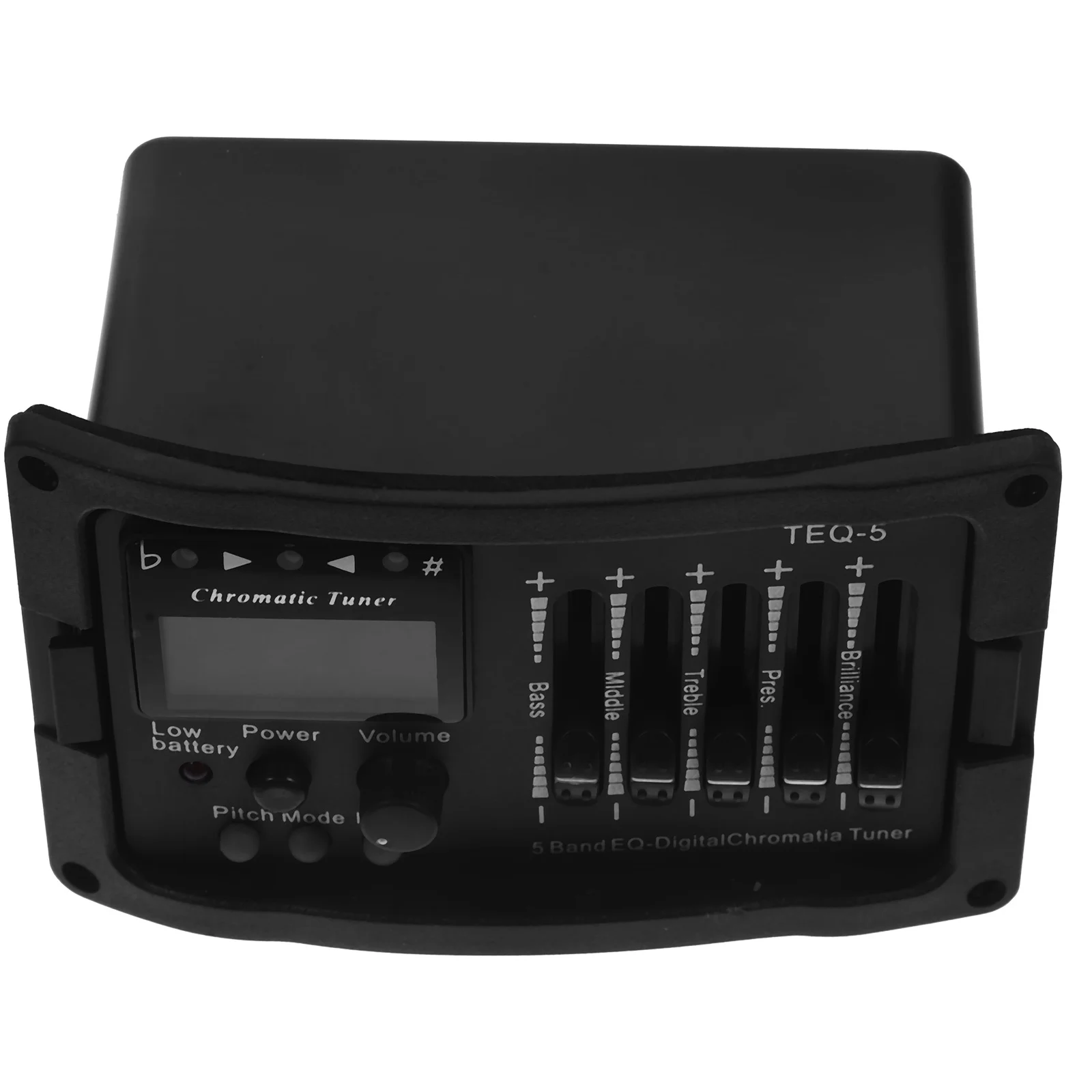 

5 Band Acoustic Guitar Pickup Preamp Equalizer Amplifier Volume Tuner LCD Display Clear Sound Control Guitar Preamp Pickup