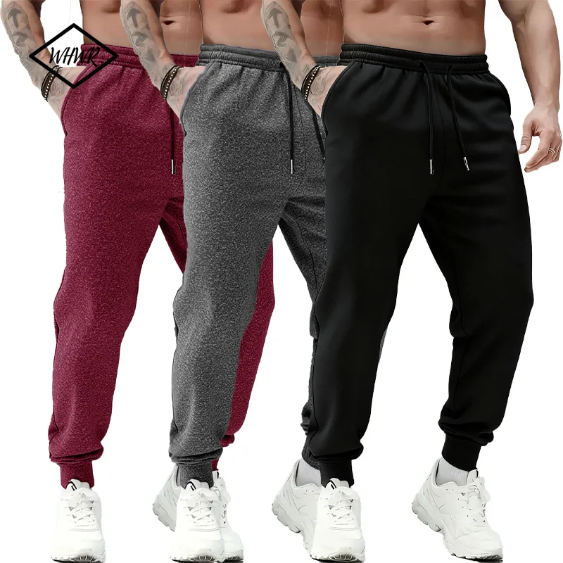 

Autumn Winter Mens Jogging Sports Pants Sweatpants Men Sports Gym Trousers Fashion Solid Color Casual Workout Long Pants XXL