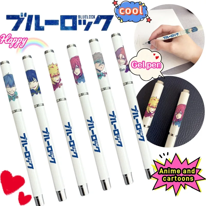 

Blue Lock Yoichi Isagi High Color Value Creative New Gel Pen Personality Animation Peripheral Students Exam Brush Special Pen