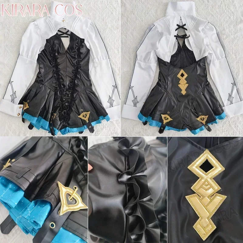 女性のための耳の尾を持つリネットのコスプレ衣装,革のかつら,完全な衣装