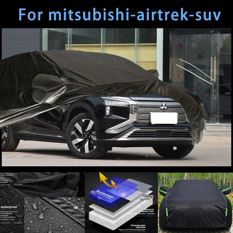 For mitsubishi-airtrek Outdoor Protection Full Car Covers Snow Cover Sunshade Waterproof Dustproof Exterior Car accessories