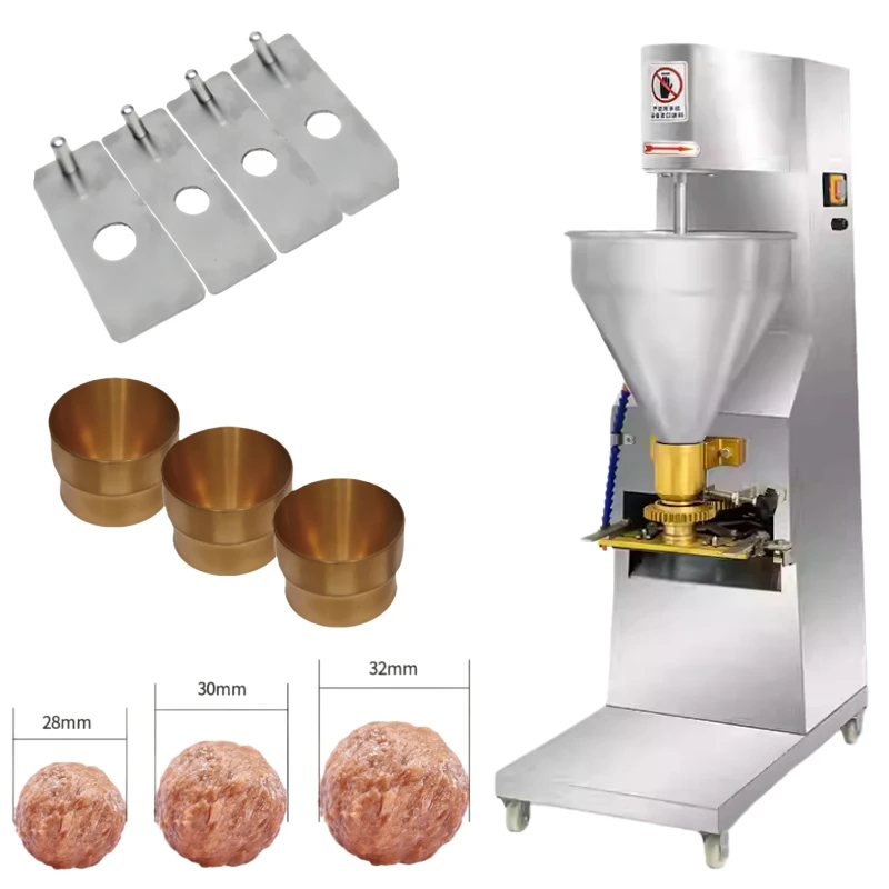 For High Quality Automatic Motor-Driven Large Capacity Meatball Machine with 304 Stainless Steel and Multi-Voltage m