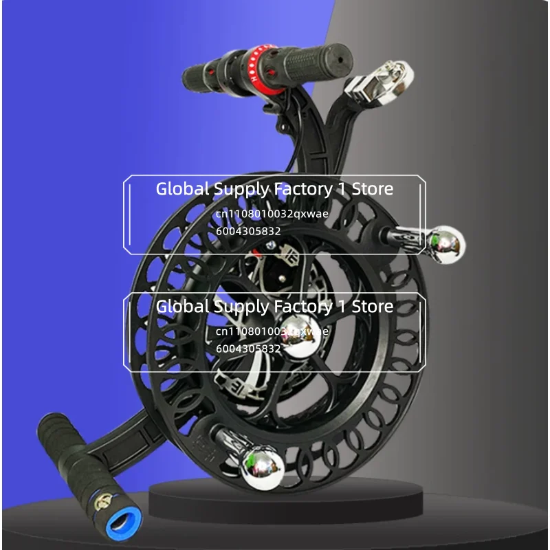 For High Grade Silent Kite Winder Reel Belt Alloy Bearing Anti Reverse Brake Winding Tool