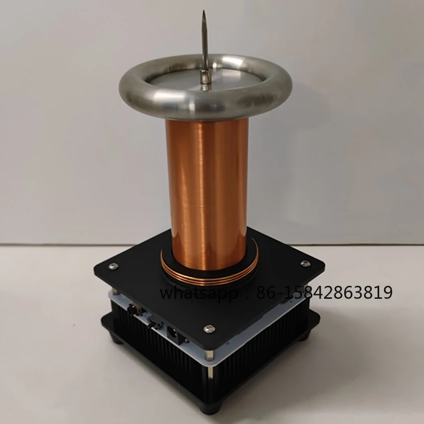 100-240V for Music Tesla-Coil High-power Plasma Loudspeaker Artificial Arc Lightning Generator Plasma Coil DIY Experiment