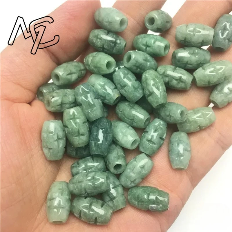 

5 шт., натуральный изумруд, жадеит, полые бусины со звездами, аксессуары, браслет «сделай сам», очаровательные ювелирные изделия, модное ожерелье ручной работы, амулет на удачу