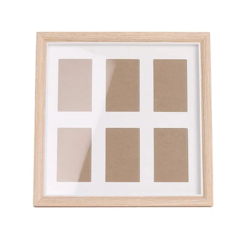 Home Decor Frame Picture Frame Decorative Wall Frame Home Decoration 3-inch 6-inch Photos Elegant Design Natural Wood Finish
