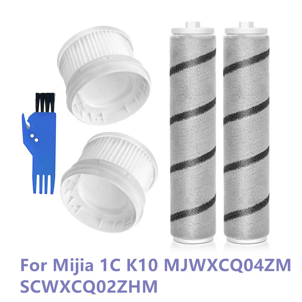 HEPA Filter Floor Brush For Mijia 1C K10 MJWXCQ04ZM SCWXCQ02ZHM Handheld Wireless Vacuum Cleaner Hepa Filters Rolling Brush