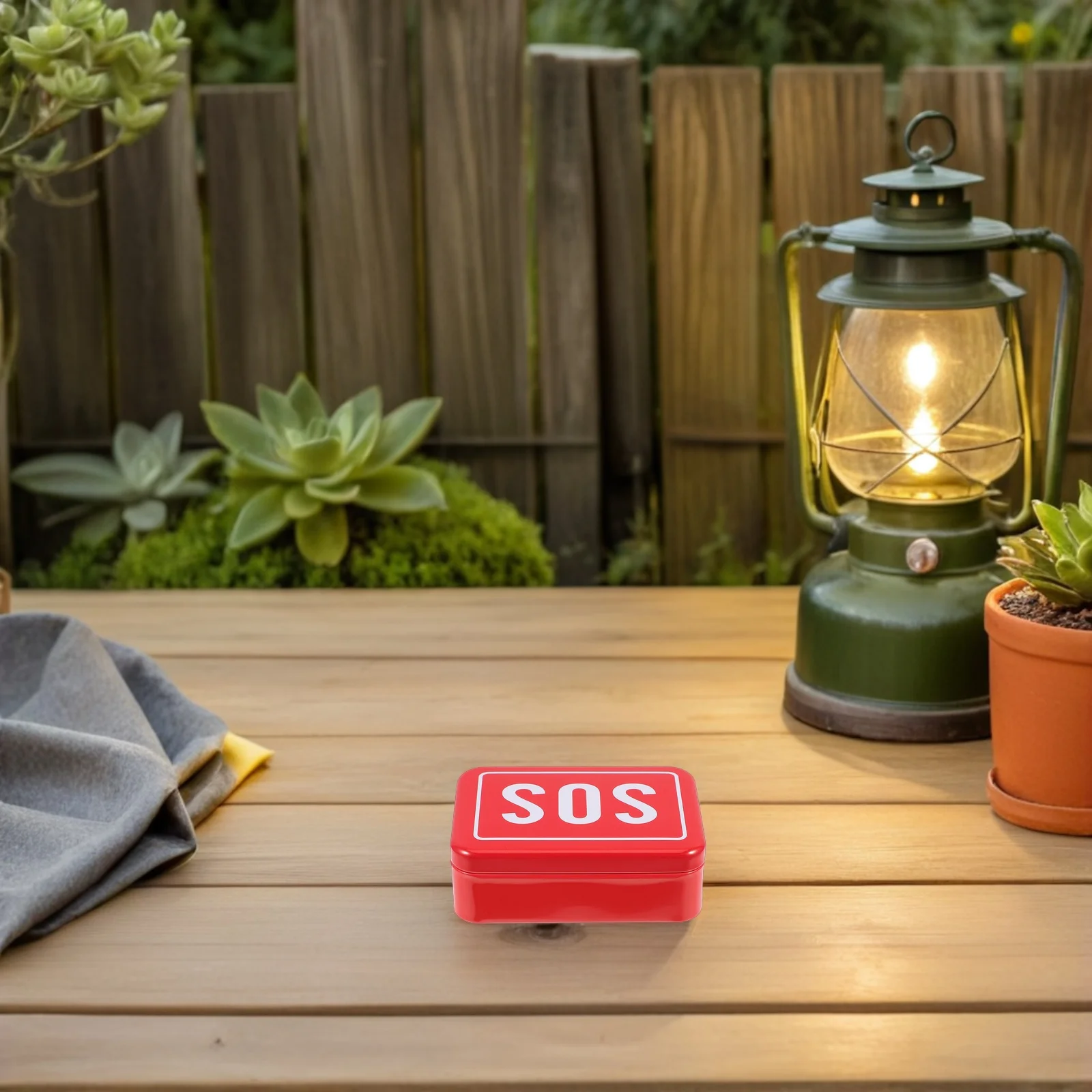 

5Pcs Metal Box Compact Waterproof Medicine Organizer Camping Hiking Emergency Storage Tin Case Tin Box for Storage