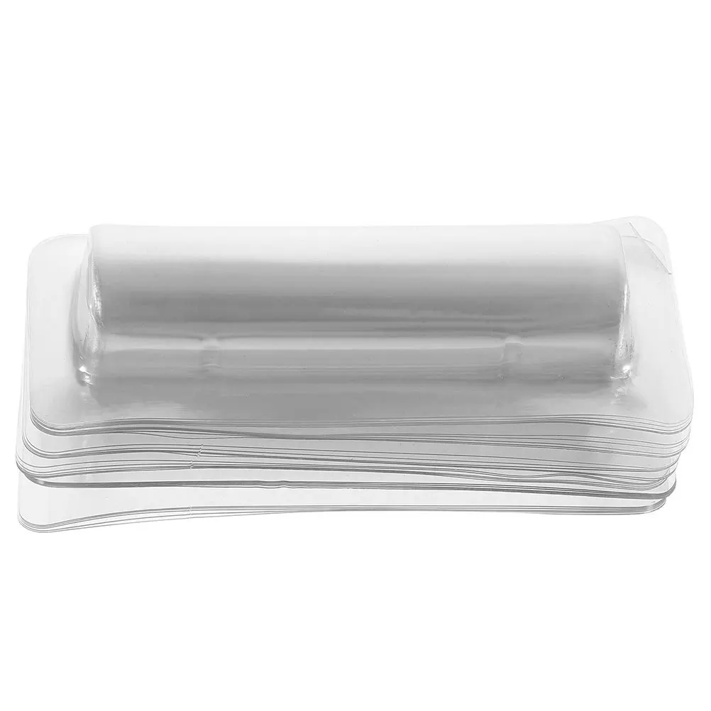 40Pcs DIY Money Card Holder Clear Plastic Organizer with Transparent Window Compact Lipstick Storage for Travel Daily Use