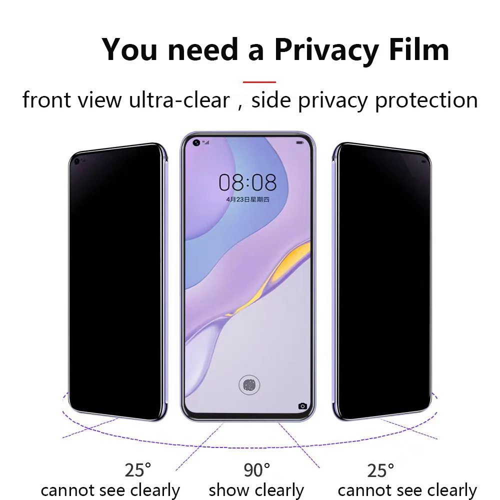 FONLYU Anti Spy Peeping Privacy HD Matte Hydrogel Film For Cell Phone 3D Back Film Screen Protector Cutting Machine Plotter