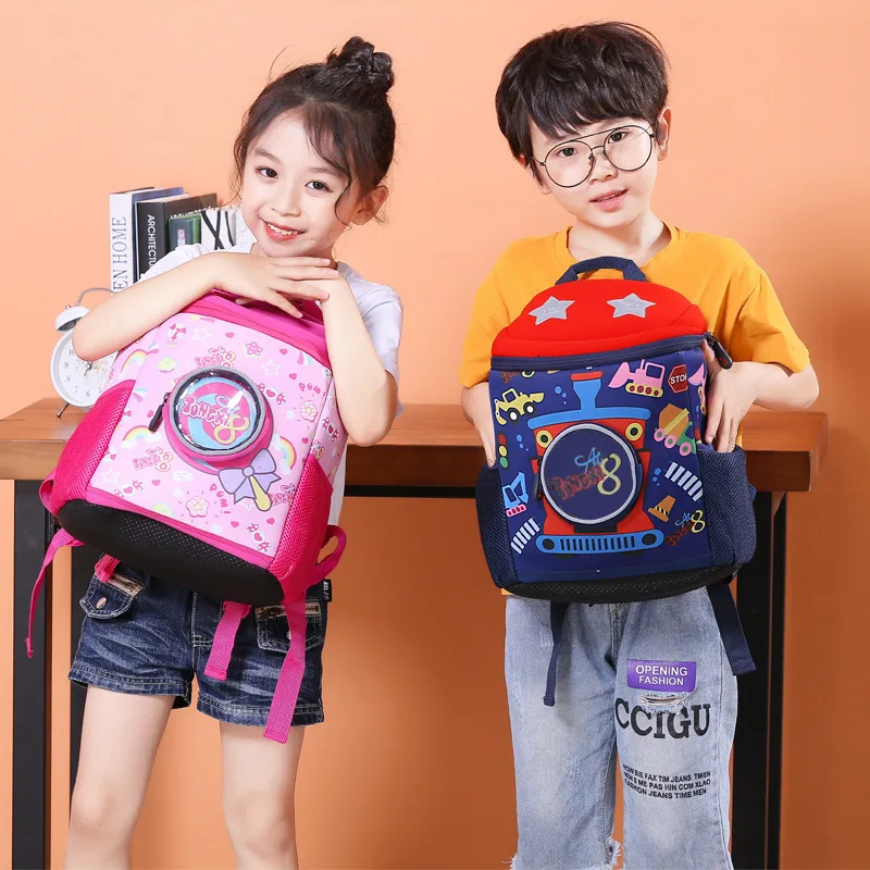 Children\'s Backpacks 2023 New Vala Bags Korean Version Boy\'s and Girls\' Anti Loss Diving Material Kindergarten Schoolbags