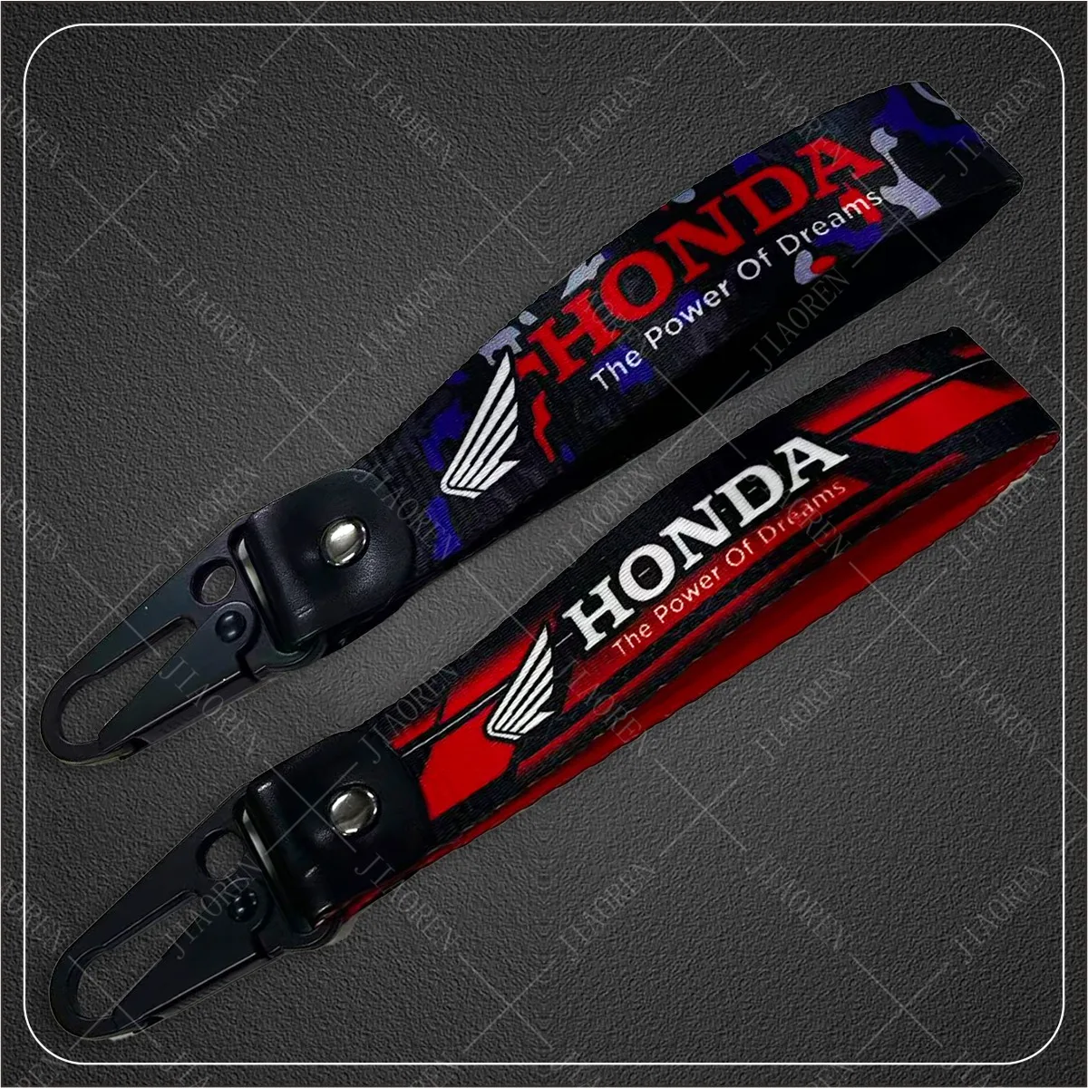 

Honda Leather Keychain Tag Strap Keytag CBR 600RR CBR 1000RR CB650R CB1000R