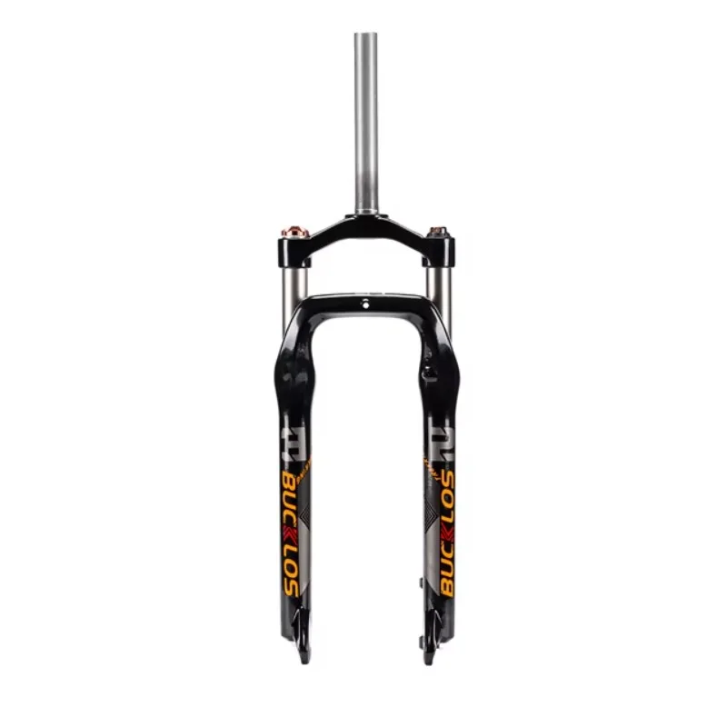 

STLF BUCKLOS Aluminum Mountain Bike Bicycle Fat Fork 26*4.0 Stroke 100mm Straight Fork Oil Spring Suspension Shock Absorber