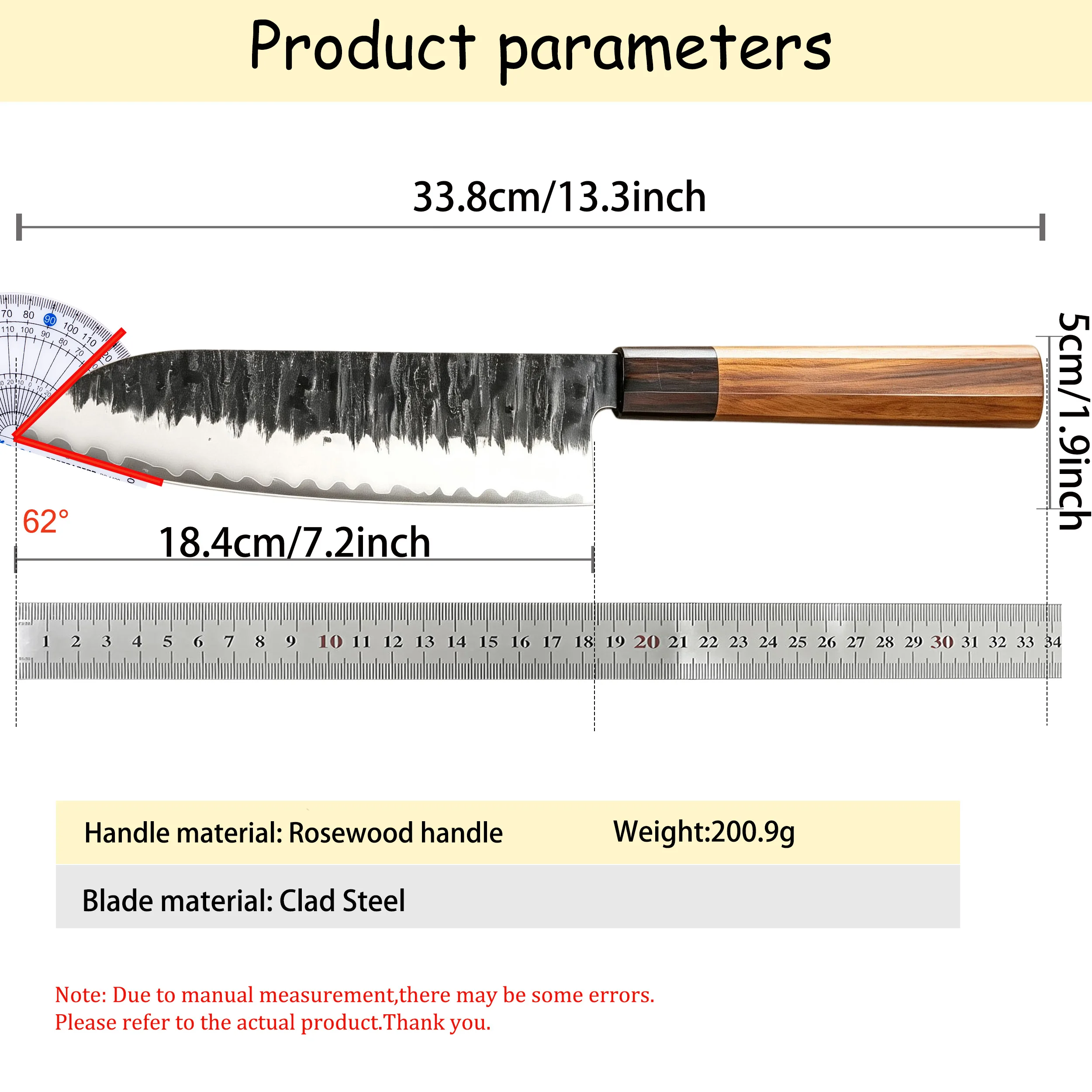 Premium Japanese Santoku Knife Kitchen Knives Chef Knife Vegetables Fruit Cutting Slicing Knife Kitchen Essentials Kitchen Tools