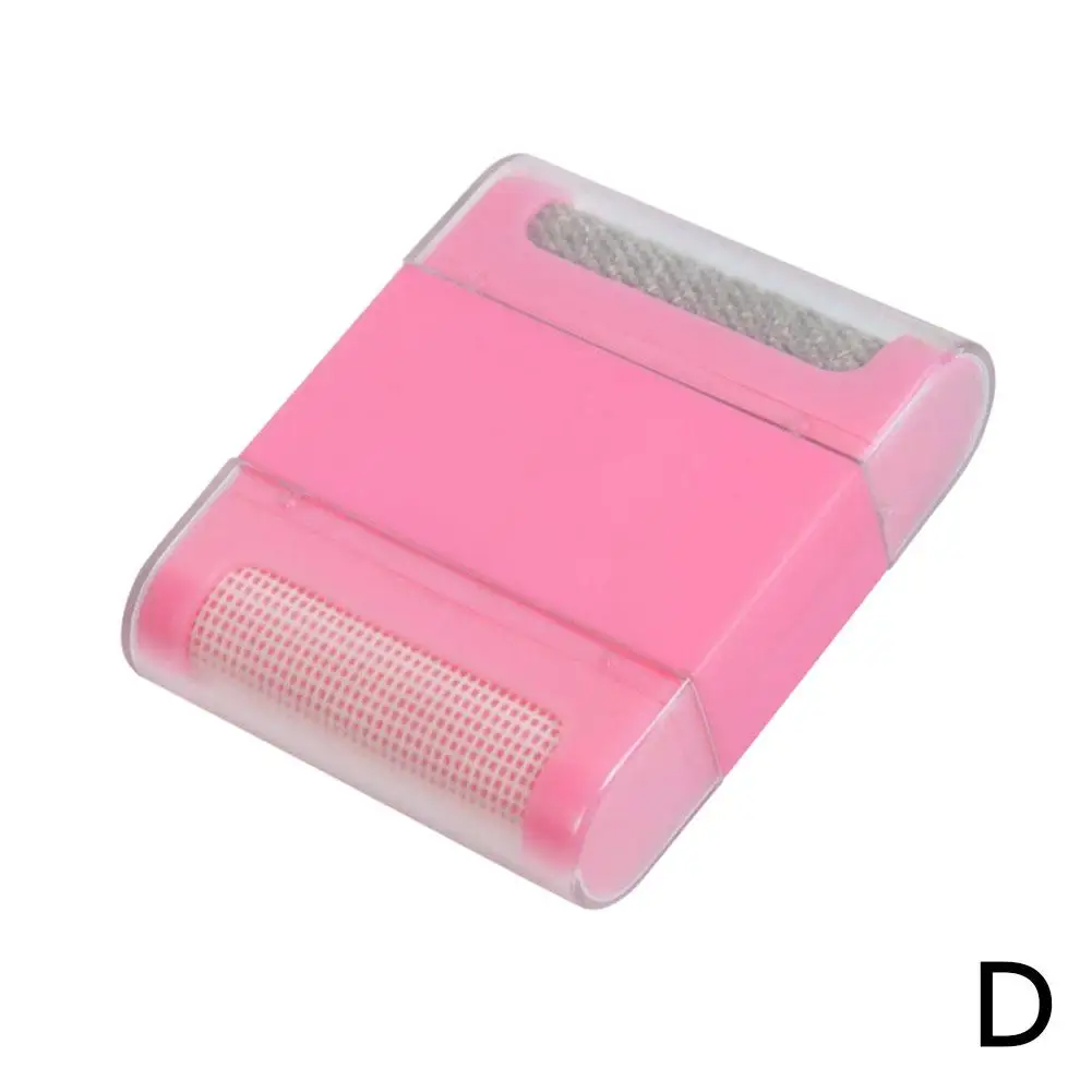 Mini removedor de fiapos manual de duas cabeças, aparador de bola de cabelo, rolos de suéter, barbeador, tapete, pano de limpeza, ferramenta bru o1k7