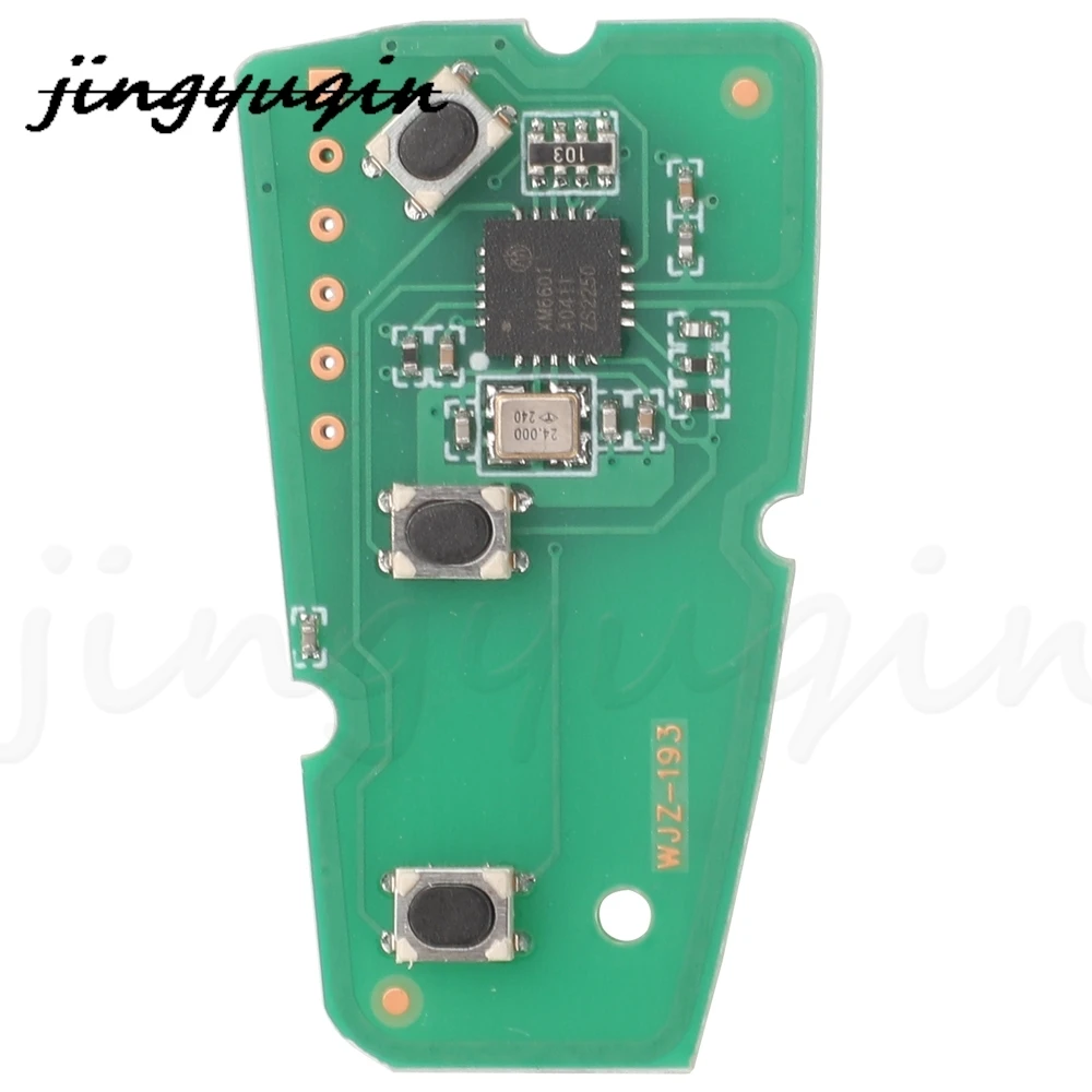 jingyuqin 5WK49986 Remote Car Key Board Fob 433MHZ FSK For Ford Focus MK3 and T6 Ranger Replacement