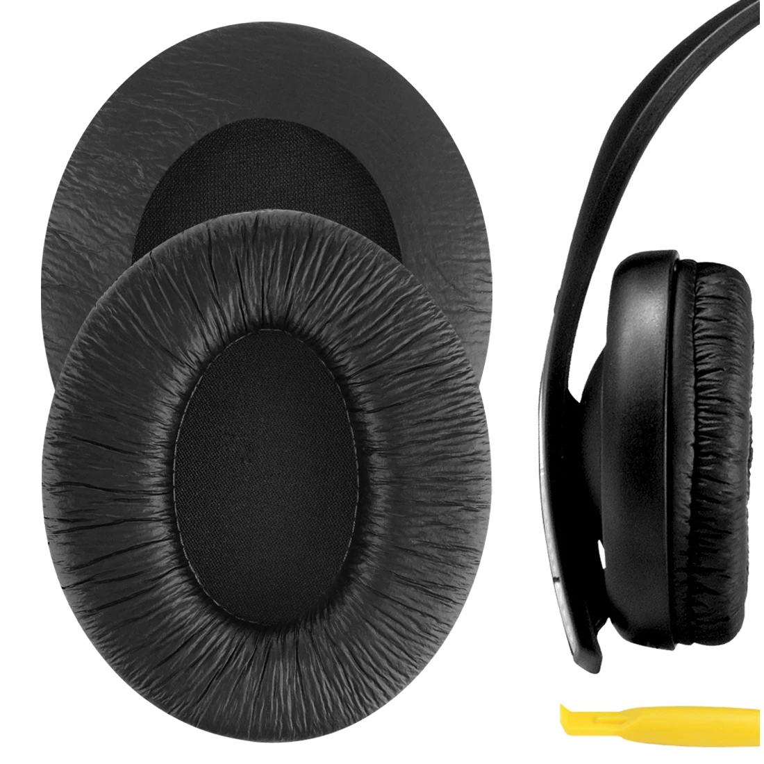 

Geekria Earpads for Sennheiser HD202 HD202S HD212 HD437 Replacement Headphones Leatherette Ear Pads Cover Cushions Foam Earmuff