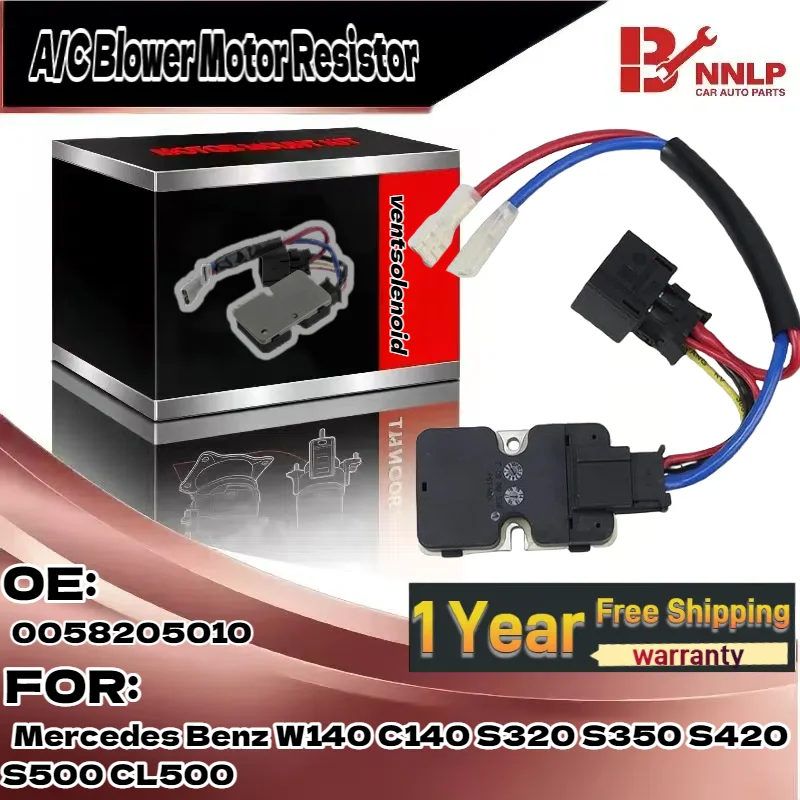 

Резистор двигателя вентилятора кондиционера для Mercedes Benz W140 C140 S320 S350 S420 S500 CL500 0058205010
