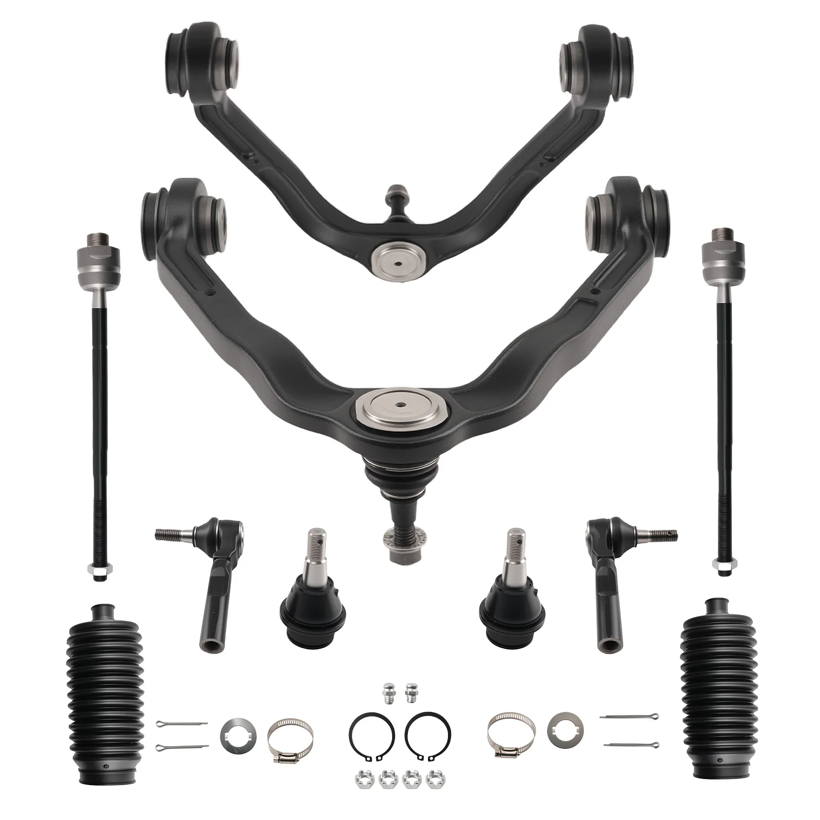 

Front Upper Control Arm w/Ball Joint Tie Rod Kit for GMC Savana 1500 2003 - 2014