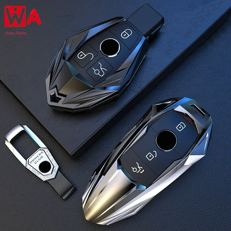 

Car Key Cover Shell Case For Mercedes Benz AMG A C E S Series E200L E300L C260L S320L GLK A200l Glc E260 W204 W212 W176 CLA GLA