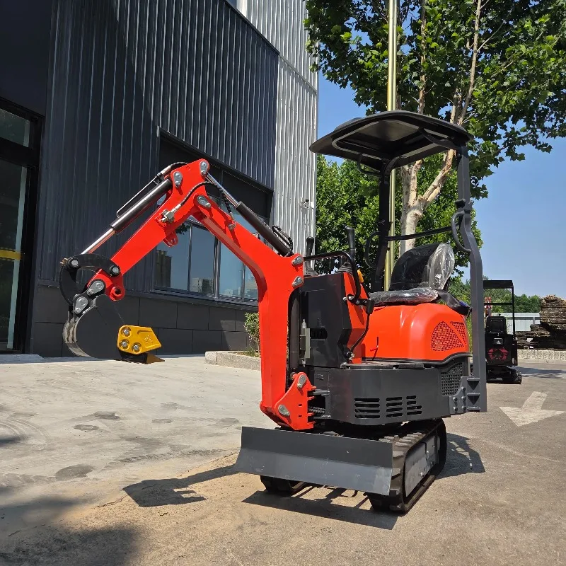 0.8T 800 كجم حفارة صغيرة مجنزرة هيدروليكية حفار صغير آلة حفر صغيرة مع المرفقات #2