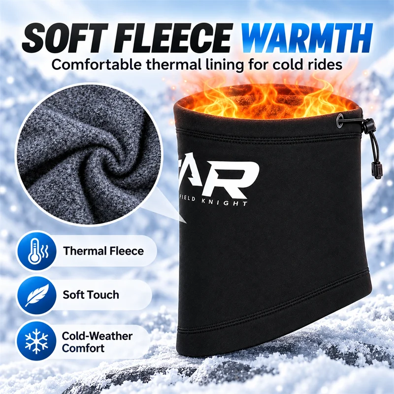 Motorcycle Cycling Scarves Neck Mask Scarf Winter Cotton Warm Soft Breathable Multifunctional Outdoor Skiing Sports Riding Gears