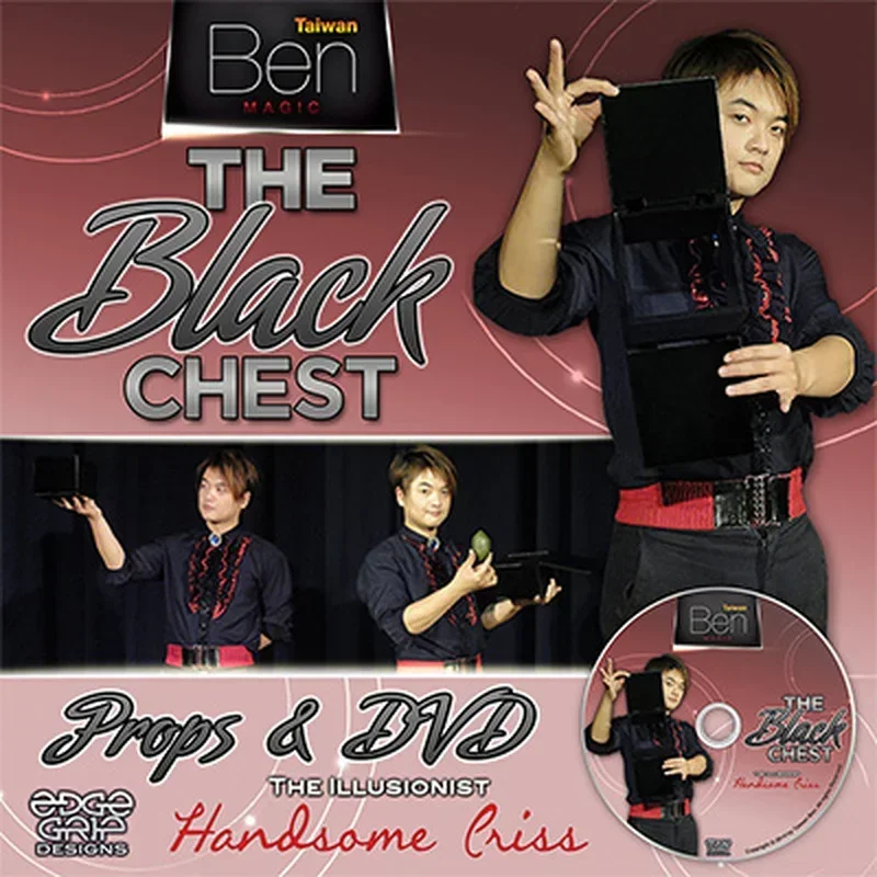 The Black Chest by Handsome Criss and Taiwan Ben Magic - Trick Stage Magic Props Gimmick Illusions Kids Magic Show Close up Fun