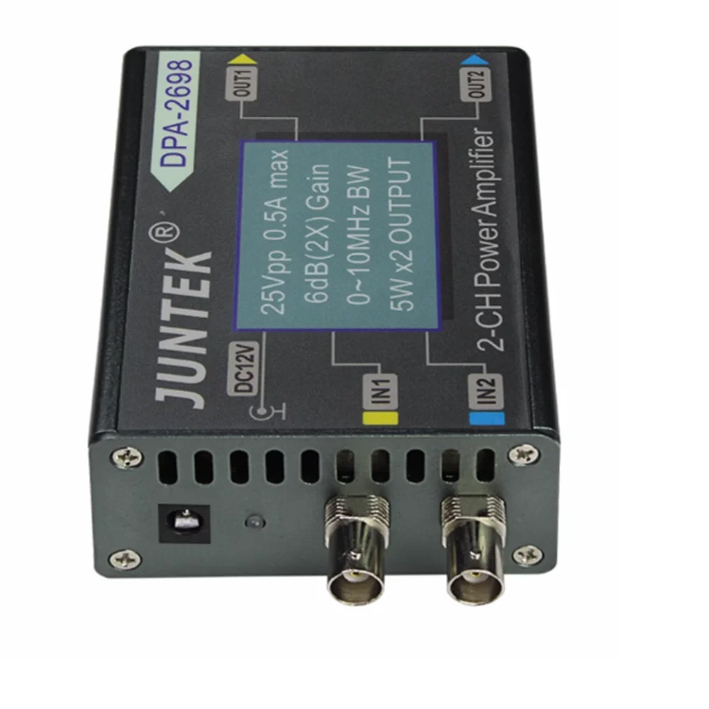 Imagem -06 - Dual Channel Dds Função Signal Generator Fonte de Alta Potência Power Generator Dpa2698