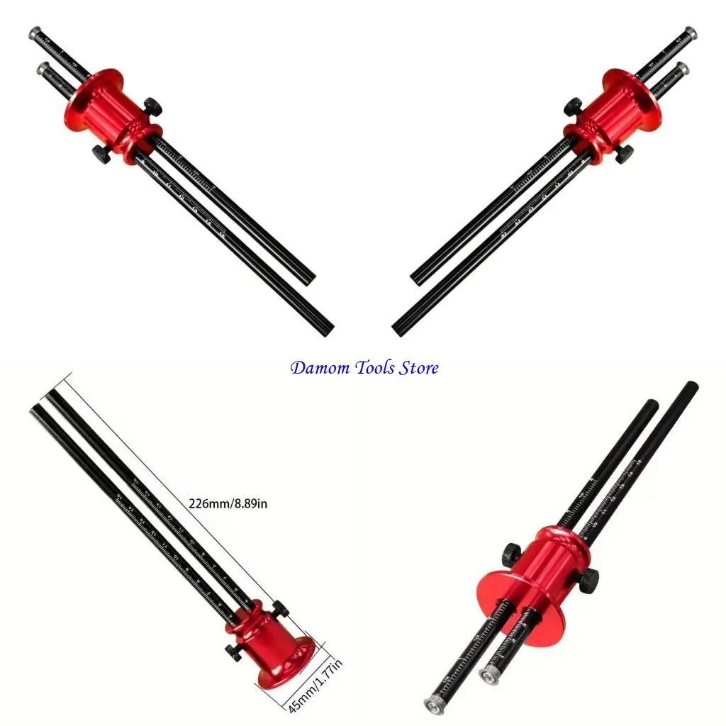 

57BE Инженер Разметочный инструмент для разметки древесины Стальные режущие кромки Алюминиевая рама Столярные изделия