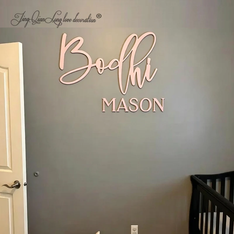 Personalized 3D Nursery Baby Name Sign  Custom Wood Name   Handcrafted Baby Room Decor